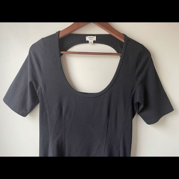 Aritzia Wilfred short sleeve black bodycon… - Picture 3 of 14